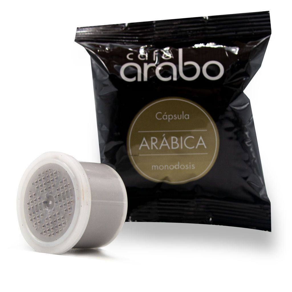 Cápsula de café arábica de la marca de café Arabo